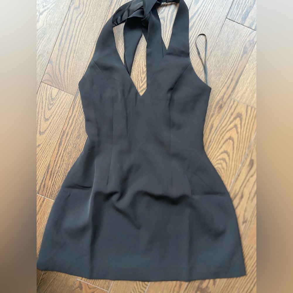 Odd muse black halter dress size small/medium